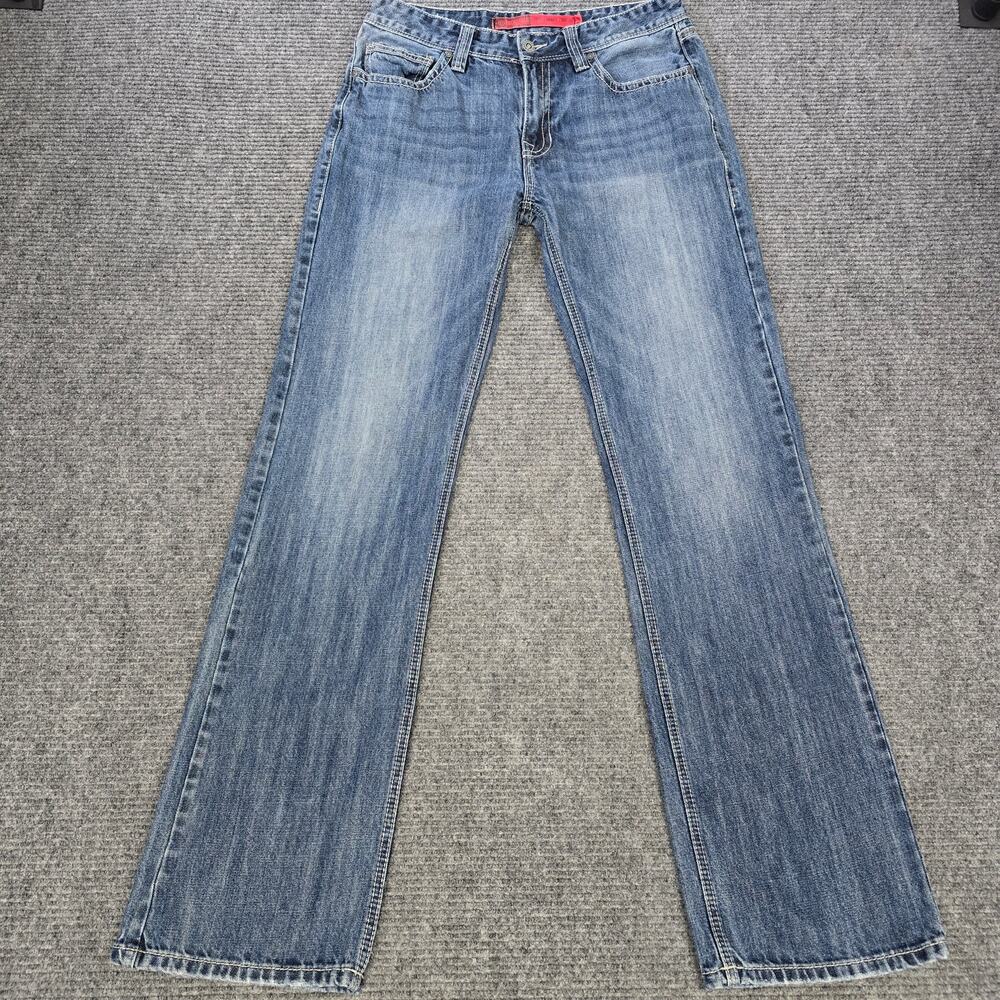 Rock & Roll Cowboy Double Barrel Jeans Mens 34x38 Blue Straight Leg